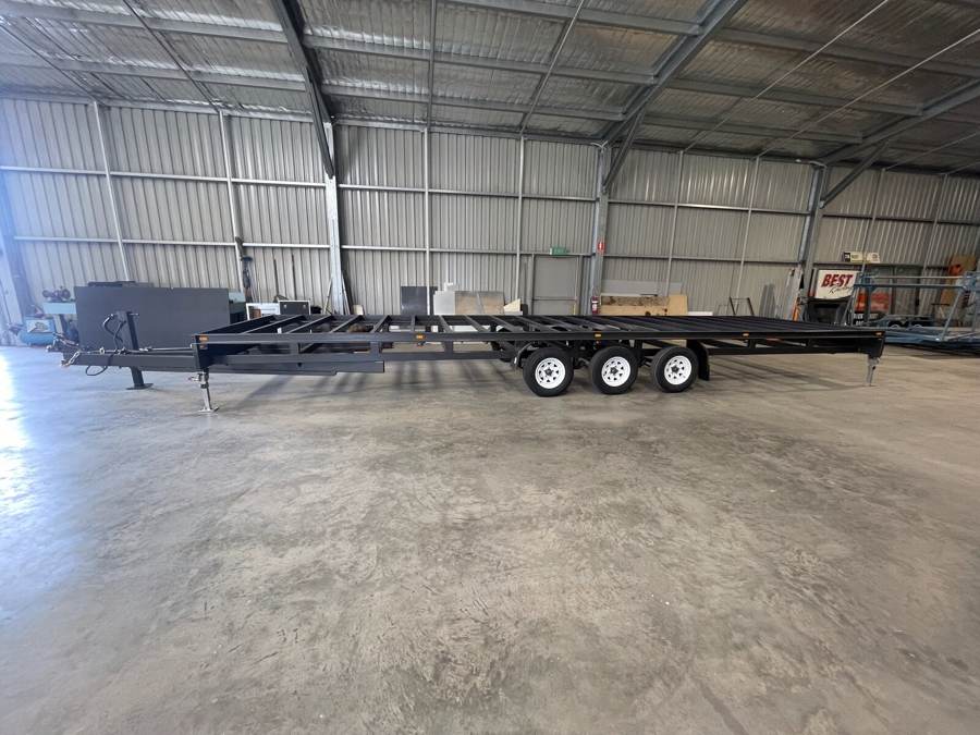 ZBR tiny home build starting on an engineered Australian steel chassis